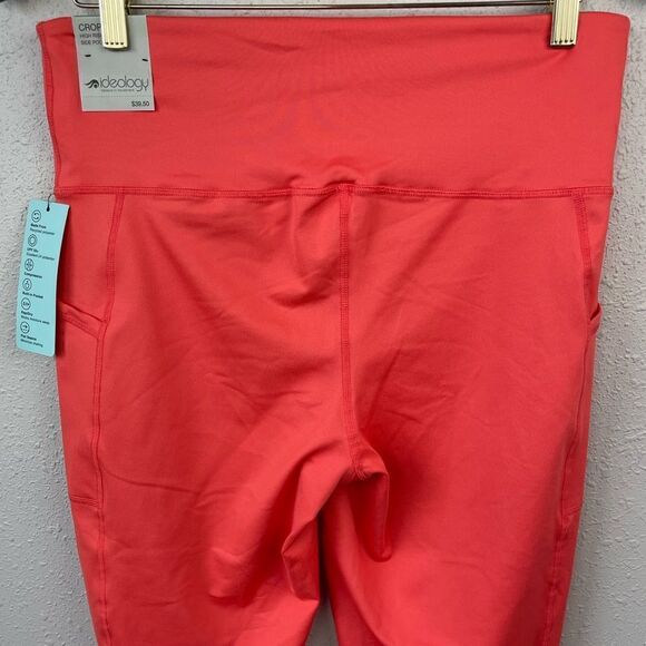 NWT Ideology Cropped High Rise Athletic Leggings Size L - Picture 4 of 8